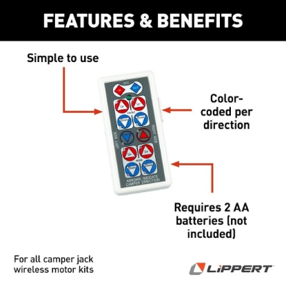Picture of 183070 Lippert Components Camper Jack Remote Control Unit