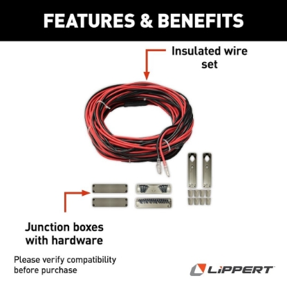 Picture of 182524 Lippert Components Camper Jack Remote Control Wiring Harness
