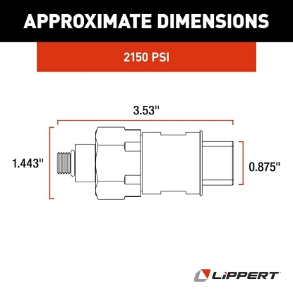 Picture of 142927 Lippert Components Leveling System Hydraulic Pressure Switch