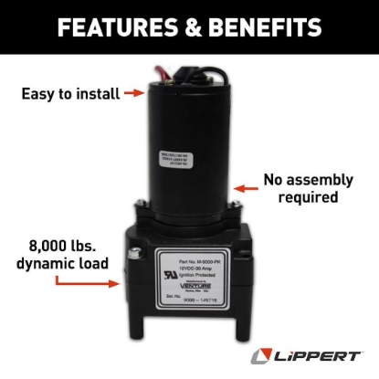 Picture of 142178 Lippert Components Trailer Landing Gear Motor