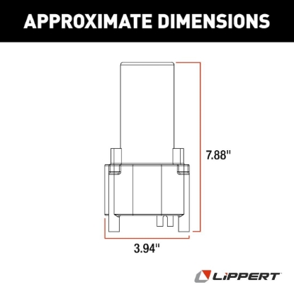 Picture of 142178 Lippert Components Trailer Landing Gear Motor