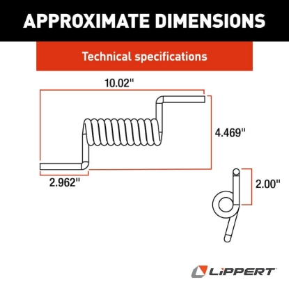 Picture of 133633 Lippert Components Door Hinge Spring