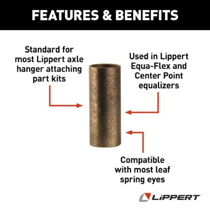 Picture of 126171 Lippert Components Trailer Axle Leaf Spring Bushing