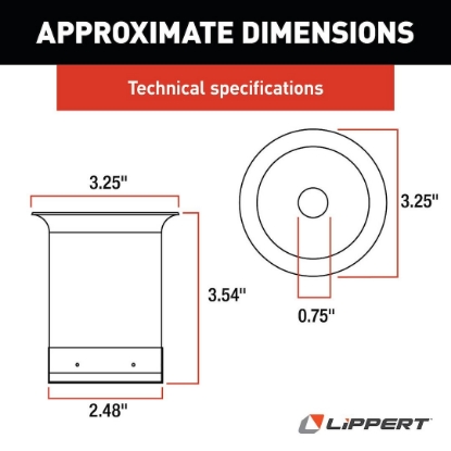 Picture of 122840 Lippert Components Slide Out Stop