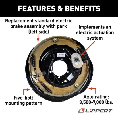 Picture of 298275 Lippert Components Trailer Brake Assembly
