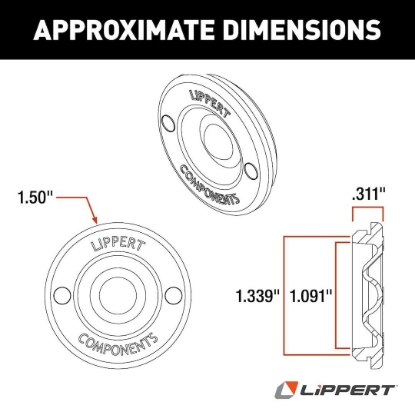 Picture of 693722 Lippert Components Trailer Wheel Bearing Dust Cap O-Ring