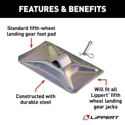 Picture of 700052 Lippert Components Trailer Landing Gear Foot
