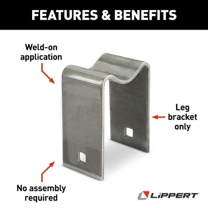 Picture of 113511 Lippert Components Trailer Landing Gear Mounting Bracket