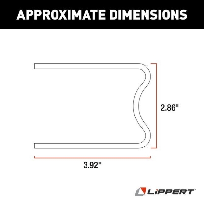 Picture of 113511 Lippert Components Trailer Landing Gear Mounting Bracket