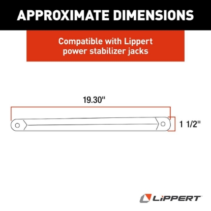 Picture of 1134122 Lippert Components Trailer Stabilizer Jack Stand Lock Arm