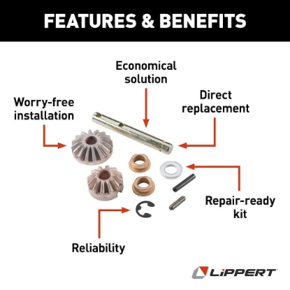 Picture of 146060 Lippert Components Trailer Landing Gear Leg Repair Kit