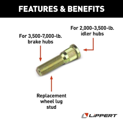 Picture of 121803 Lippert Components Wheel Stud