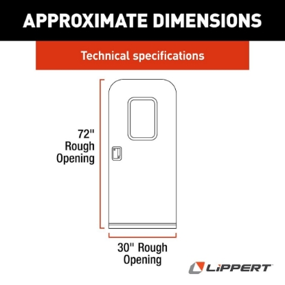 Picture of V000384493 Lippert Components Entry Door