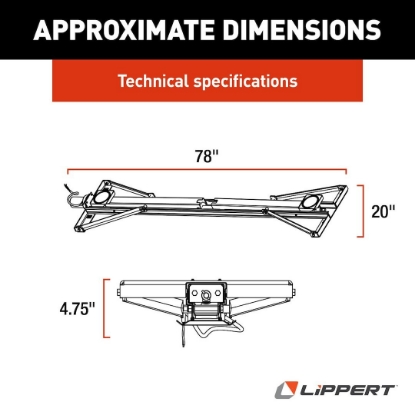 Picture of 337199 Lippert Components Trailer Stabilizer Jack Stand