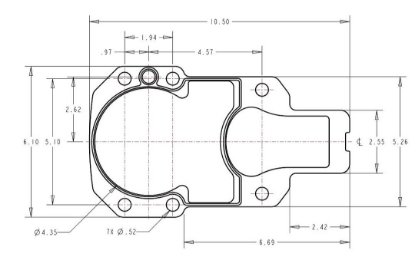 Picture of 182743 Sierra Marine Stern Drive Bellhousing Gasket