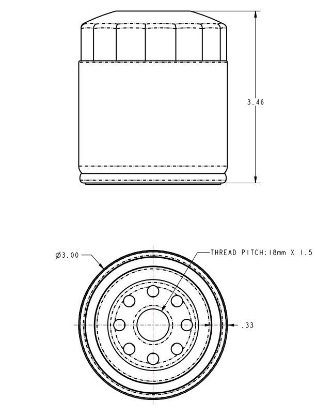 Picture of 1878791 Sierra Marine Oil Filter