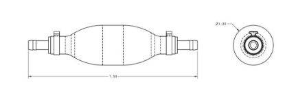 Picture of 188004EP1 Sierra Marine Fuel System Primer Bulb