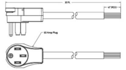 Picture of 50A30MOSE SouthWire Corp. Power Cord