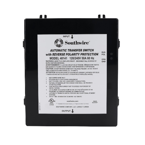 Picture of 40141001 SouthWire Corp. Power Transfer Switch