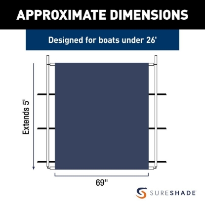 Picture of 2021026256 Taylor Made Boat T-Top Shade Extension