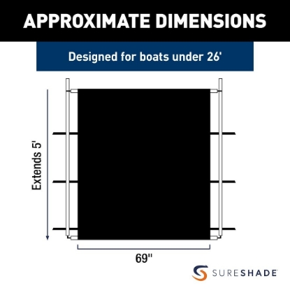 Picture of 2021026252 Taylor Made Boat T-Top Shade Extension
