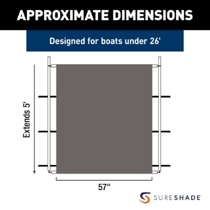Picture of 2021026258 Taylor Made Boat T-Top Shade Extension