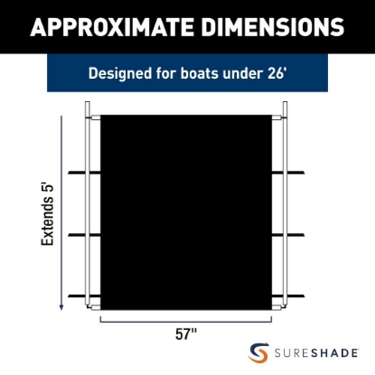 Picture of 2021026400 Taylor Made Boat T-Top Shade Extension