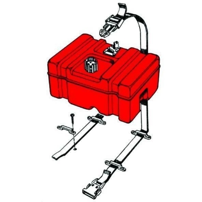 Picture of FCH1DP T-H Marine Boat Fuel Tank Hold Down