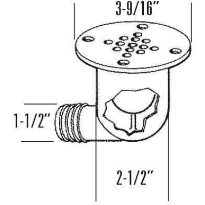 Picture of CSD92DP T-H Marine Boat Scupper