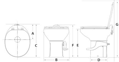 Picture of 42062 Thetford Toilet