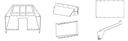 Picture of 3510035 Westin Public Safety Rear Seat Partition